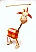Jirafa marioneta titere 