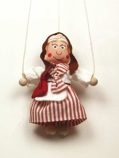 Abuela marioneta titere    