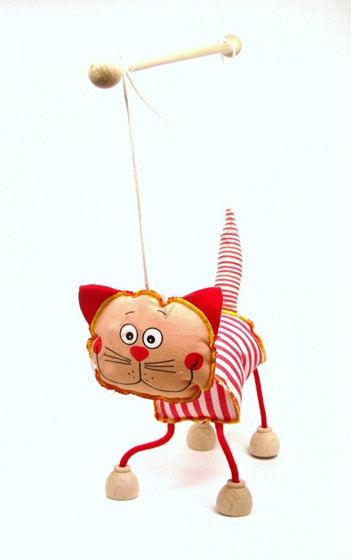Gato marioneta titere   