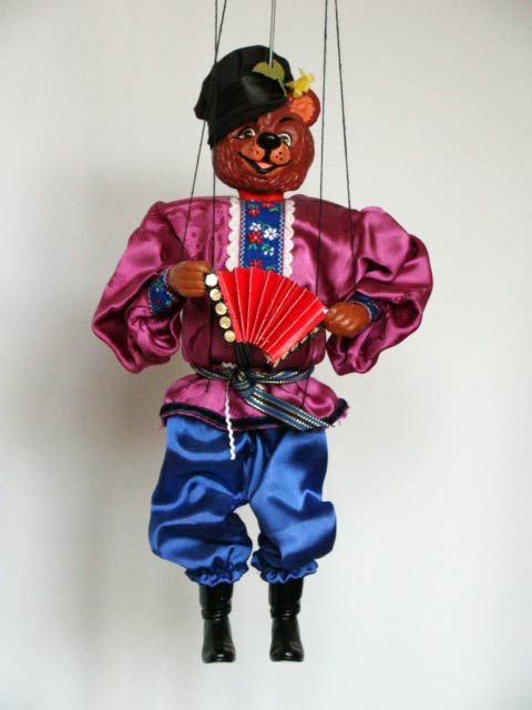 Oso marioneta titere    