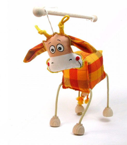 Vaca marioneta titere   