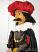 Juglar-marioneta-pn117c|La-Galeria-Marionetas-y-Titeres-checos|munecas-marionetas.com