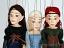 Hermanas-Elfas-marionetas-rk119e|La-Galeria-Marionetas-y-Titeres-checos|munecas-marionetas.com