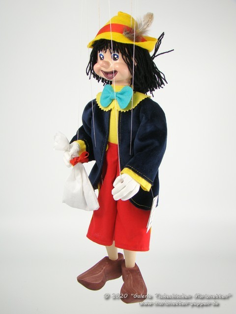 ABA 20 cm Madera Juguete Pinocho Marioneta Multicolor 