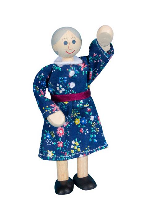 Abuela mu eca de madera