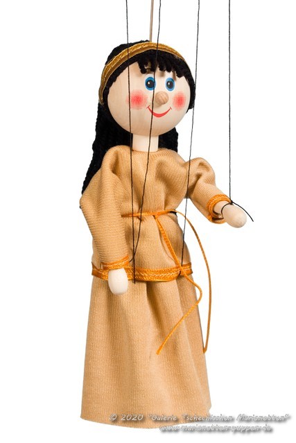Desdemona marioneta de madera