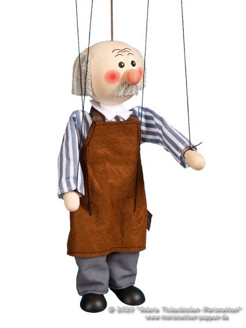Geppetto marioneta de madera
