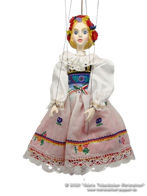 Marioneta traje folklórico Claudia