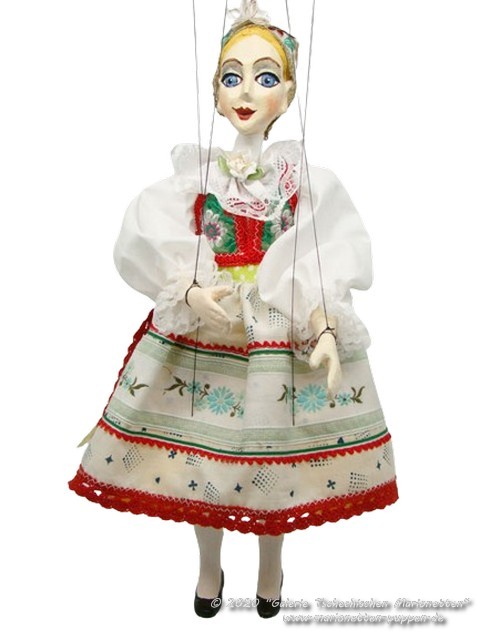 Marioneta traje folklórico Alba