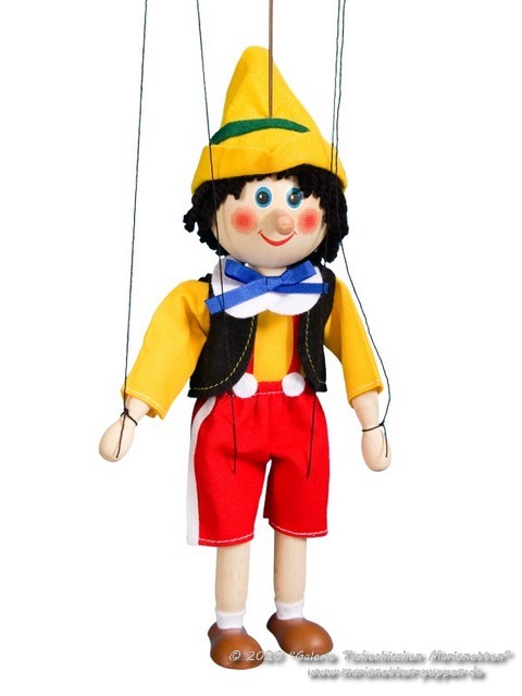 Pinocho marioneta de madera