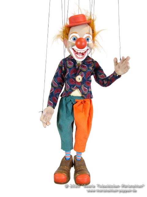 Payaso burlador marioneta