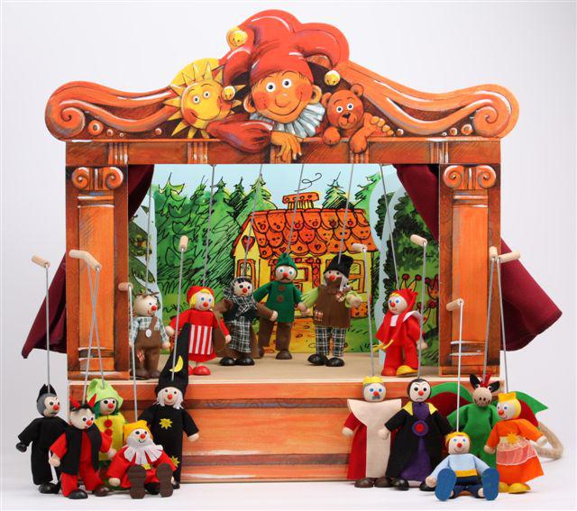 Teatro Marionetas de madera Maxi  