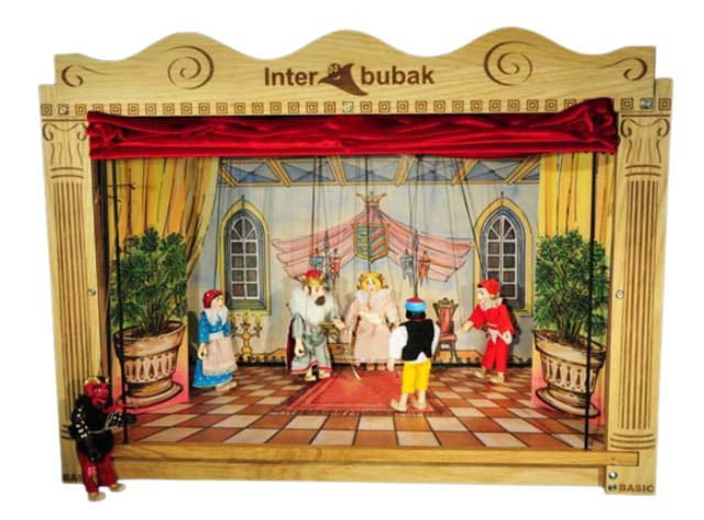 Teatro Marionetas de madera De Familia